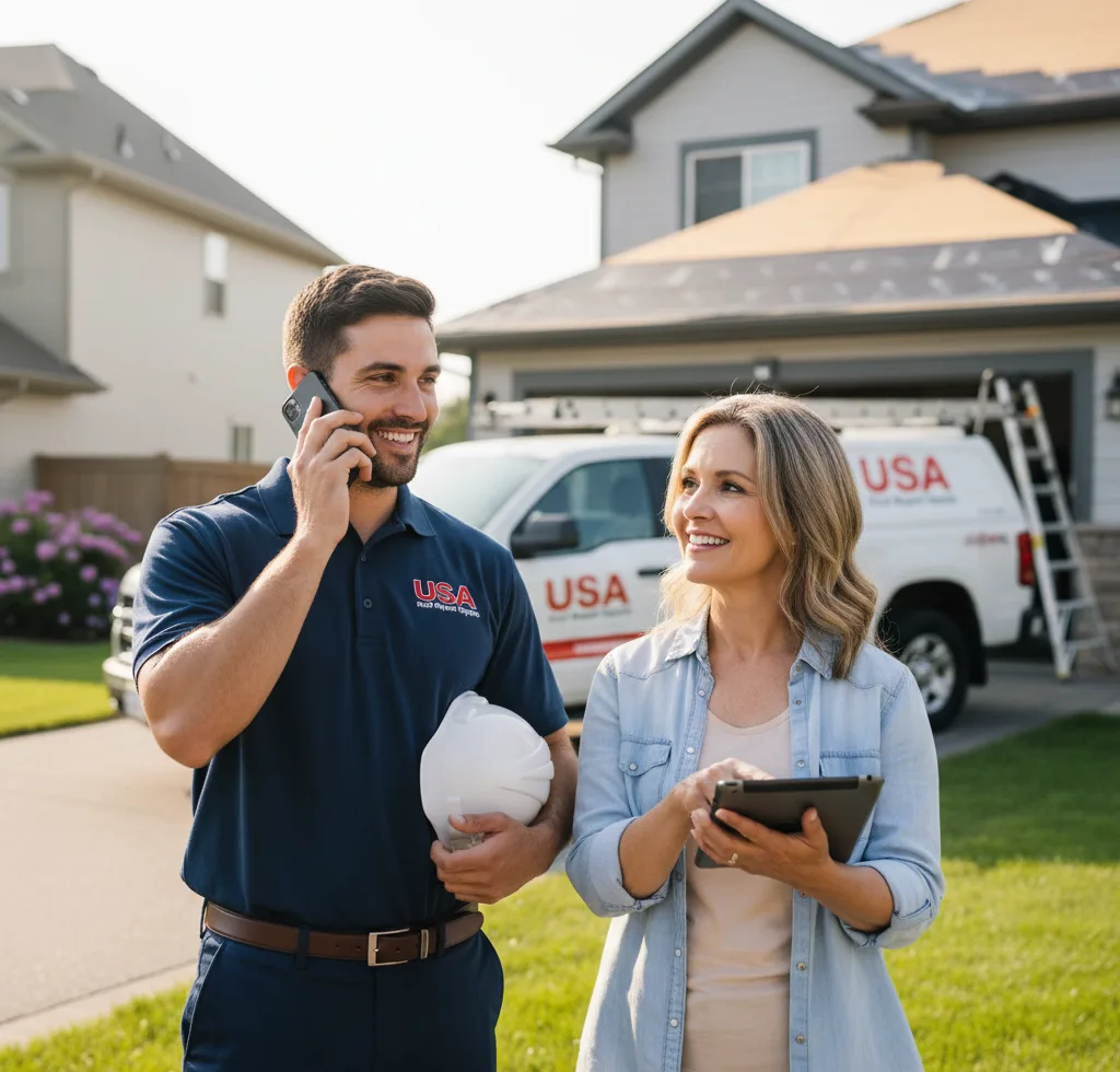 USA Roof Repair Experts customer support in White Hall